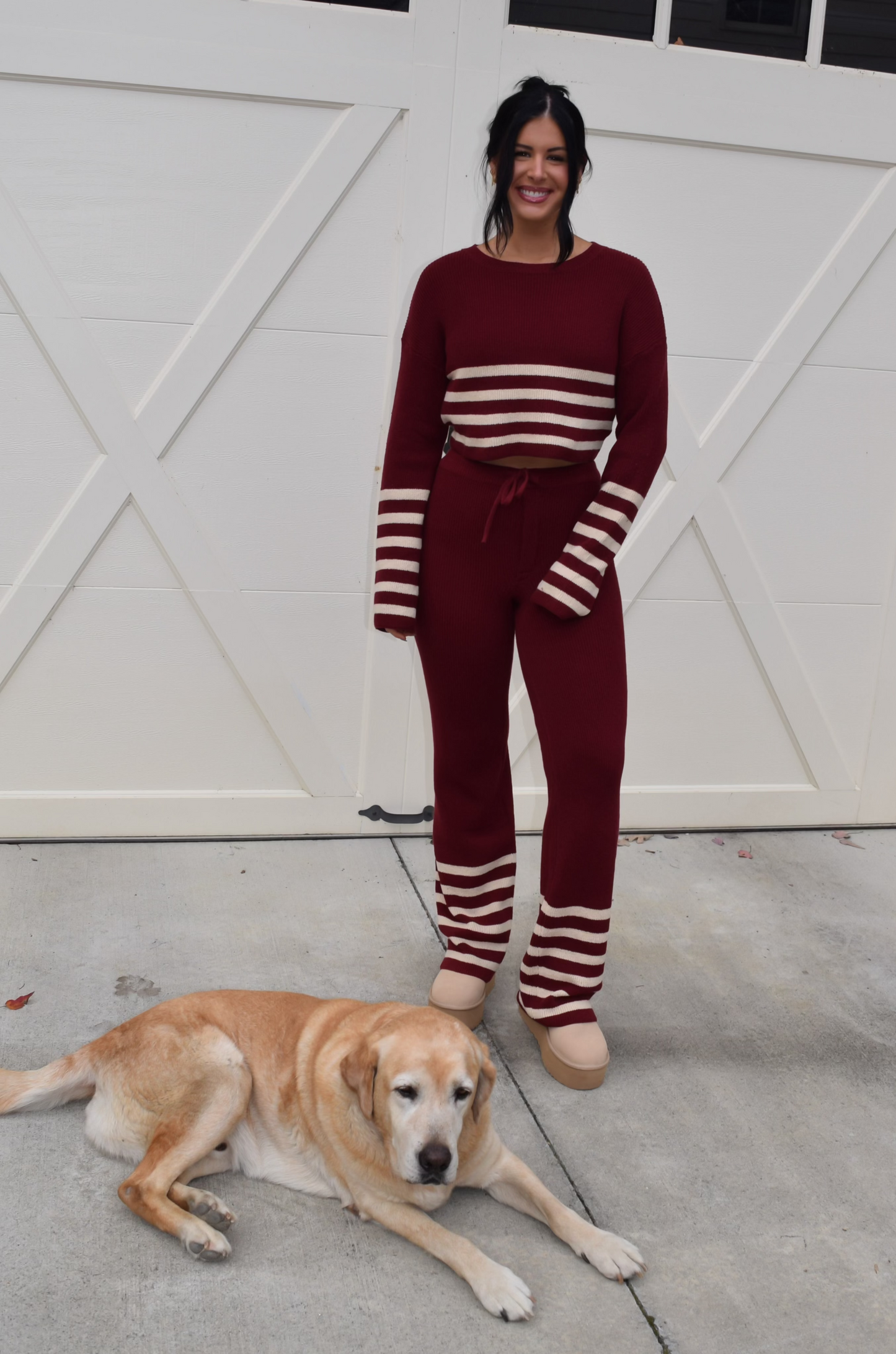Teagan Sweater Crop Top & Pants