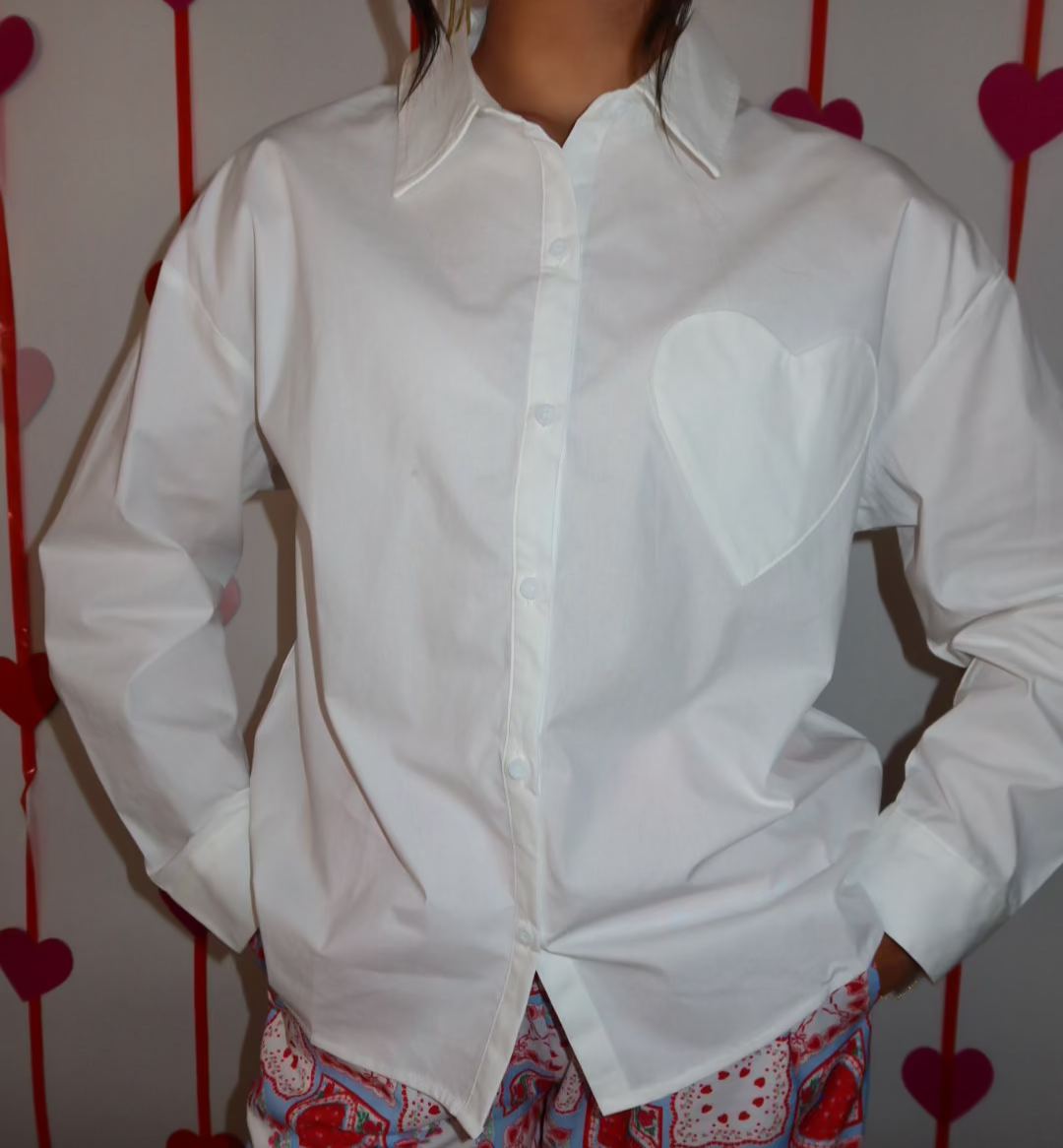 Heart Pocket Button Down Shirt