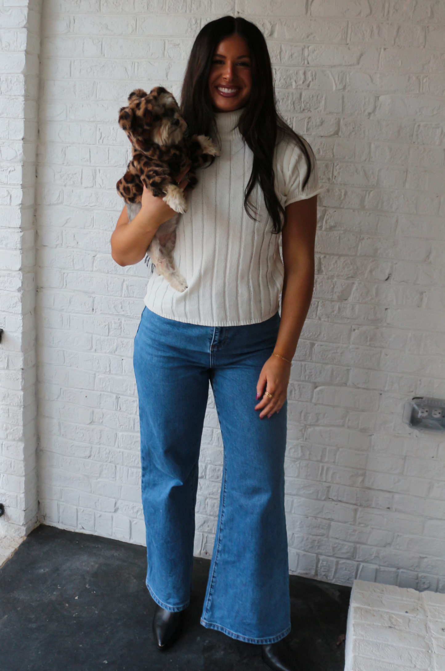 Ruffled Chenille Top