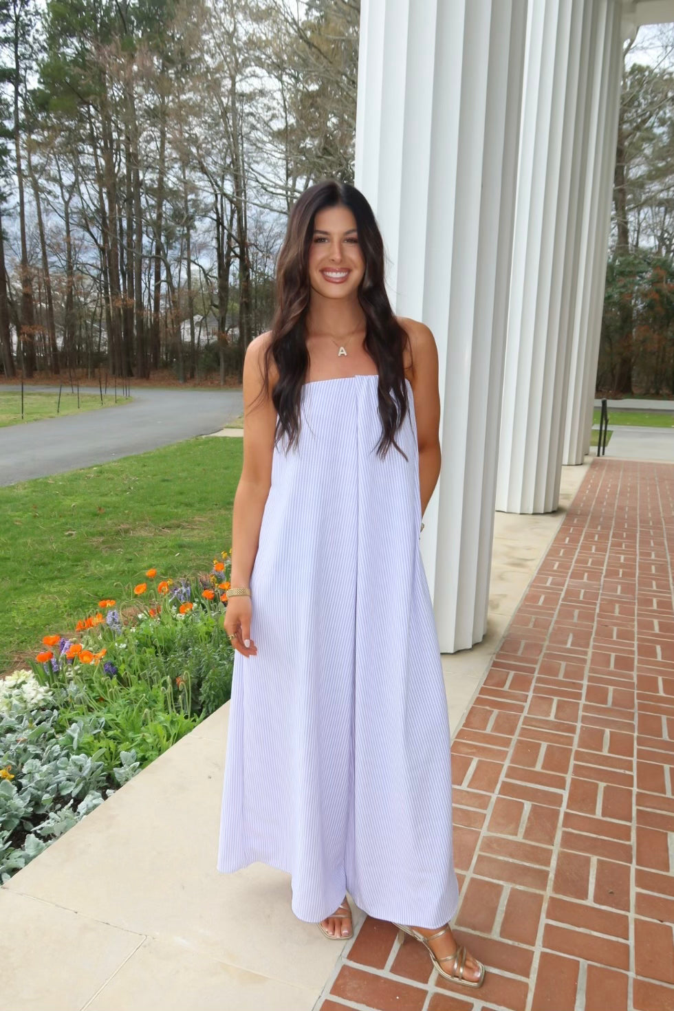 Strapless Flowy Jumpsuit