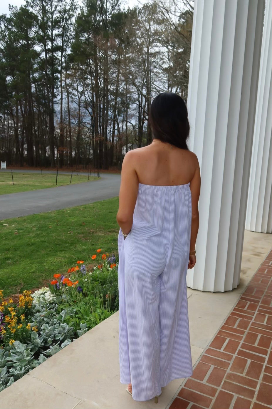 Strapless Flowy Jumpsuit
