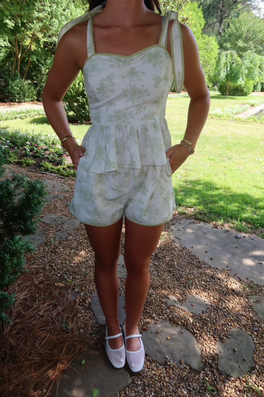 Floral Green Set