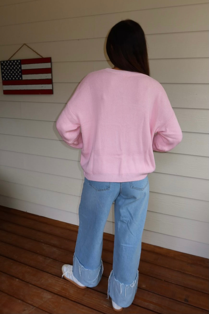 American Flag Sweater