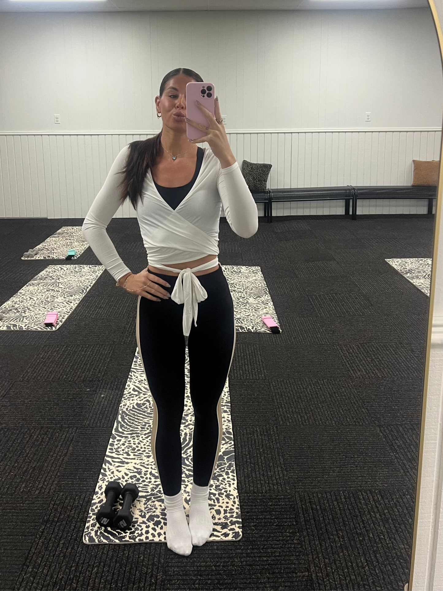 Long Sleeve Wrap Top