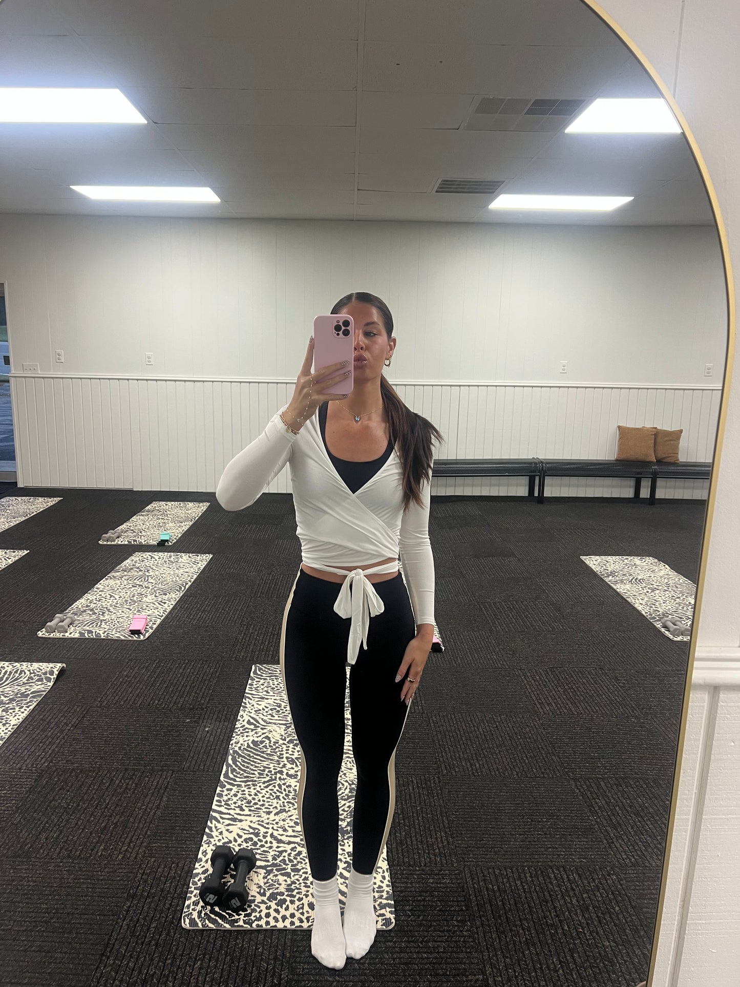 Long Sleeve Wrap Top