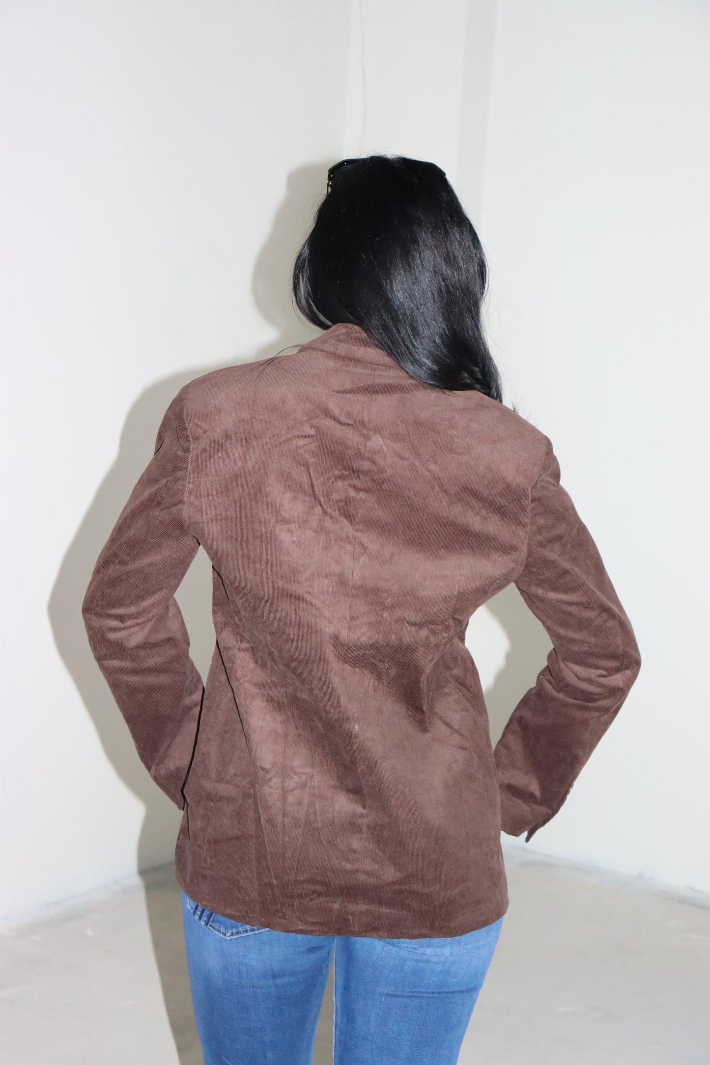 Corduroy Double Breasted Jacket