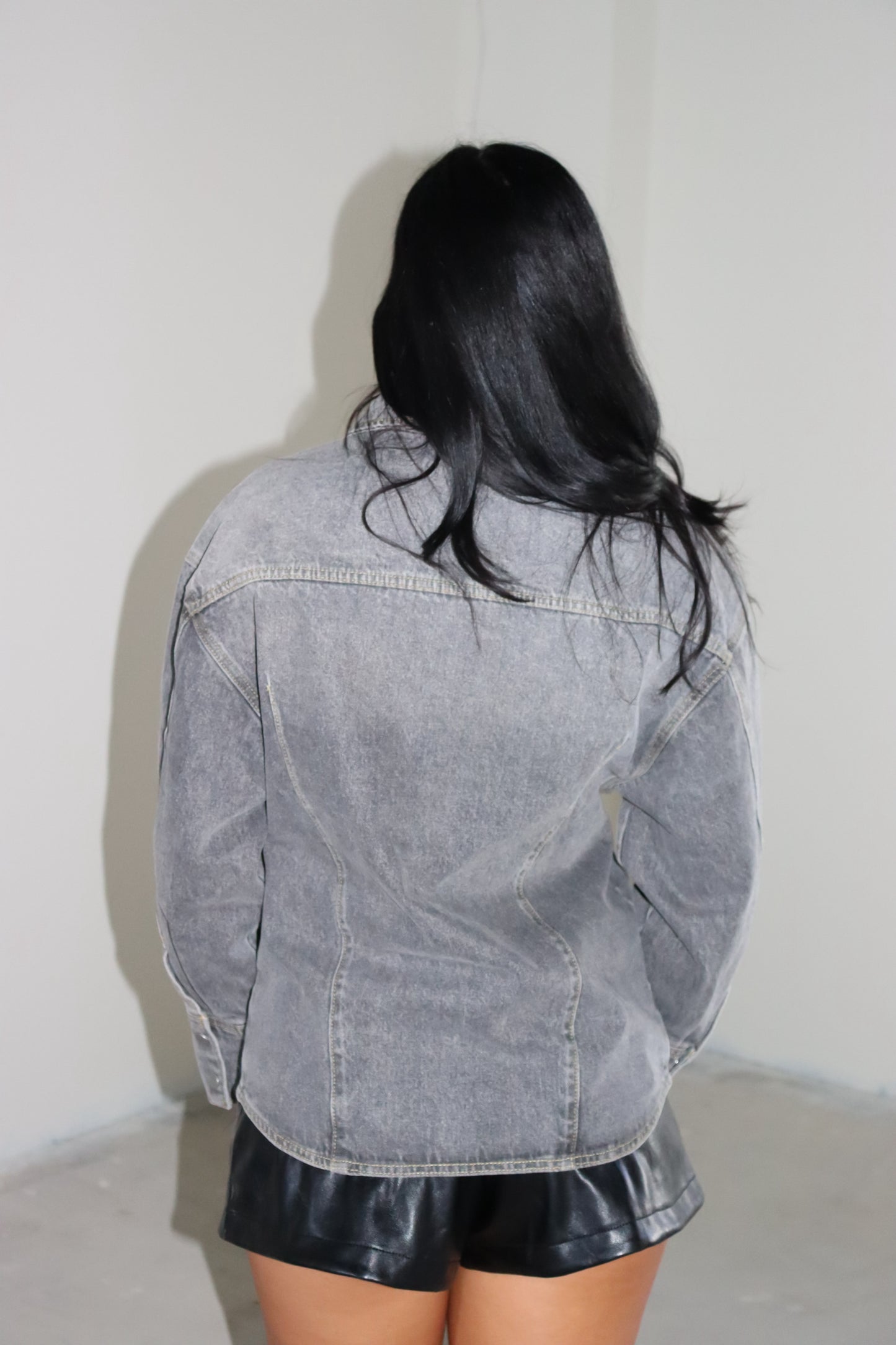 Denim Button Down Shirt