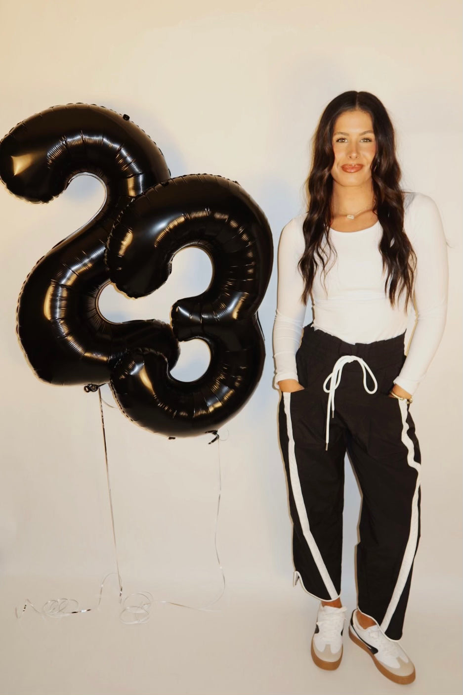 Wind breaker Pants with Contrast Stripe