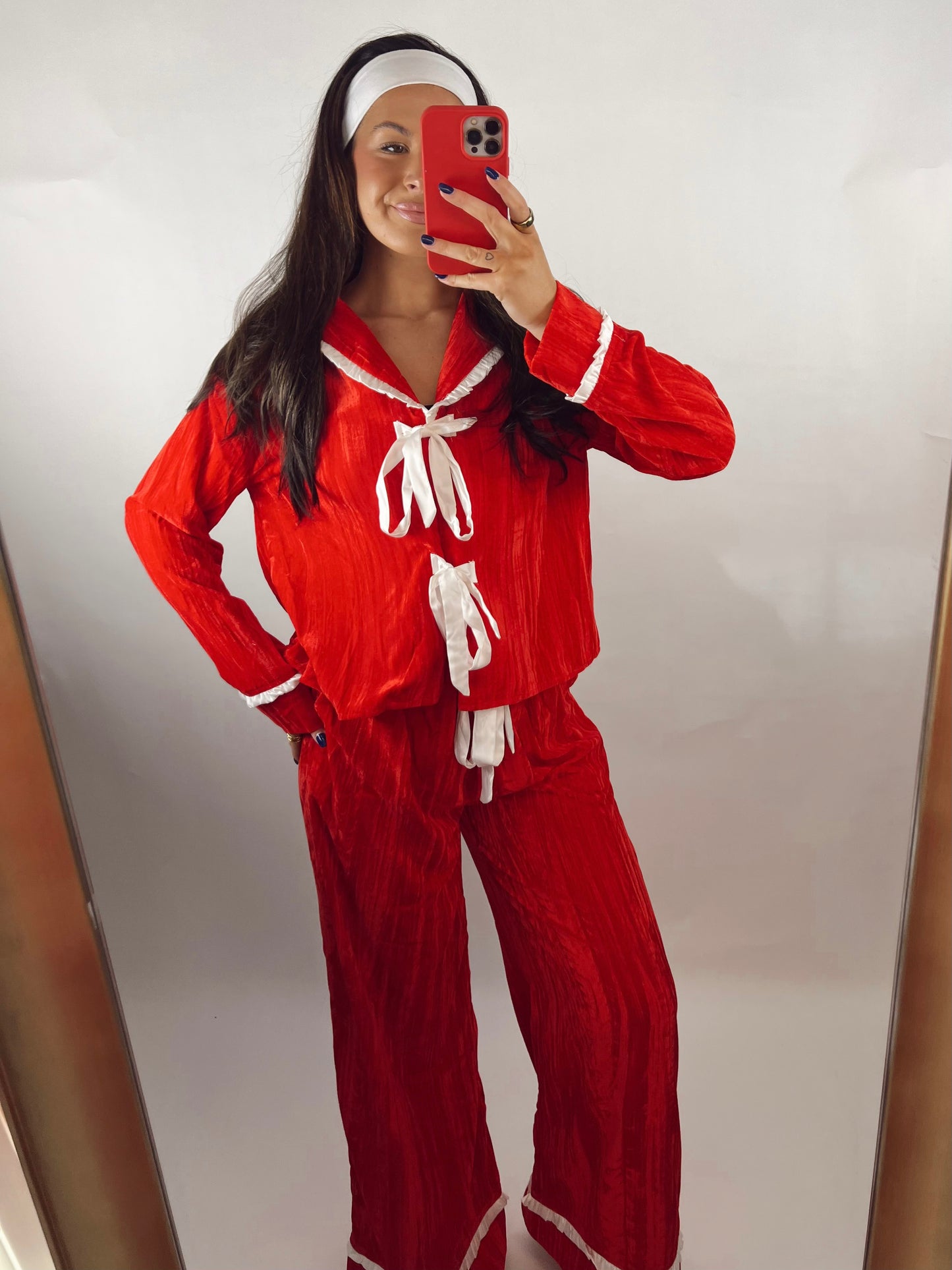 Velvet Pajama Set