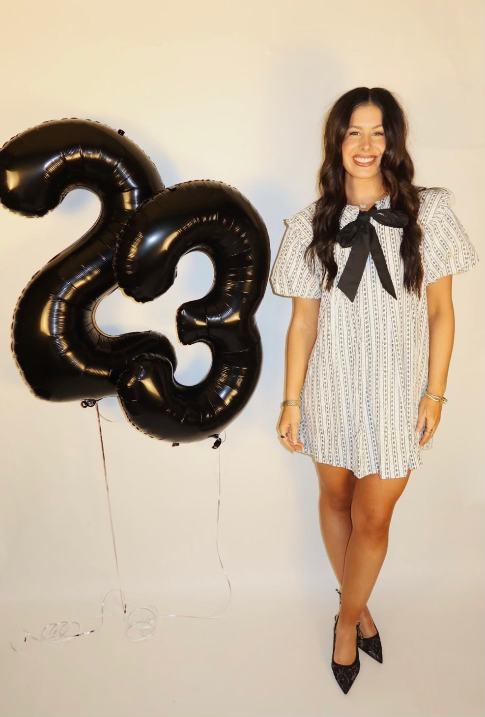 Doll Collar with Bubble Short Sleeve Mini Dress
