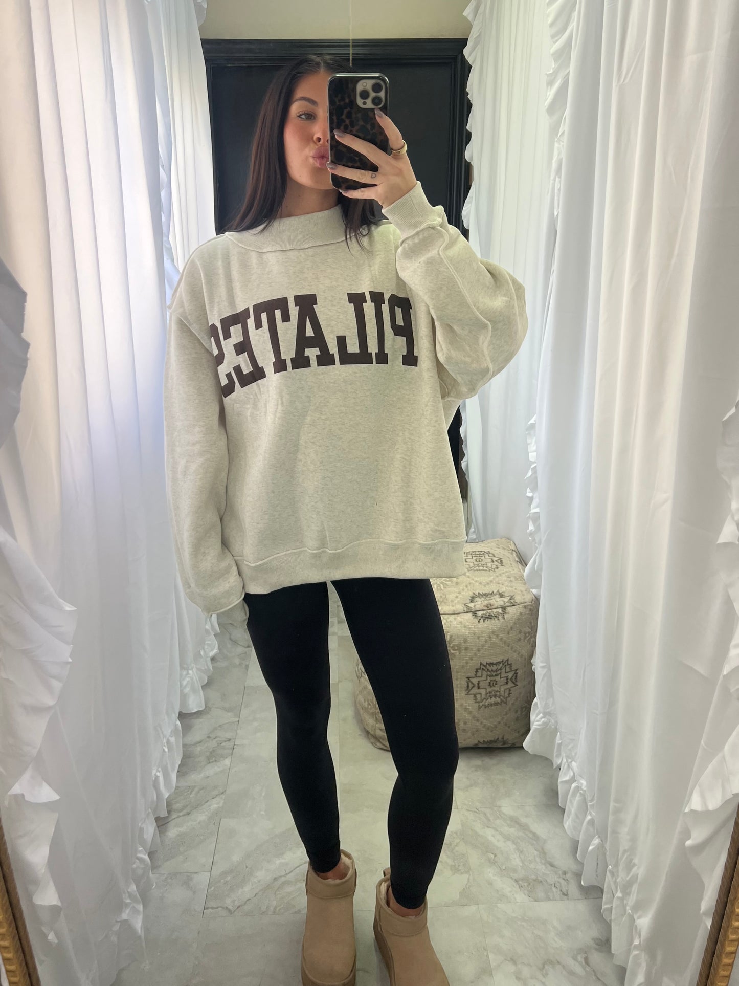 Pilates Reversible Mockneck