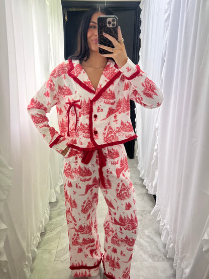 Gingerbread Village Pj Set