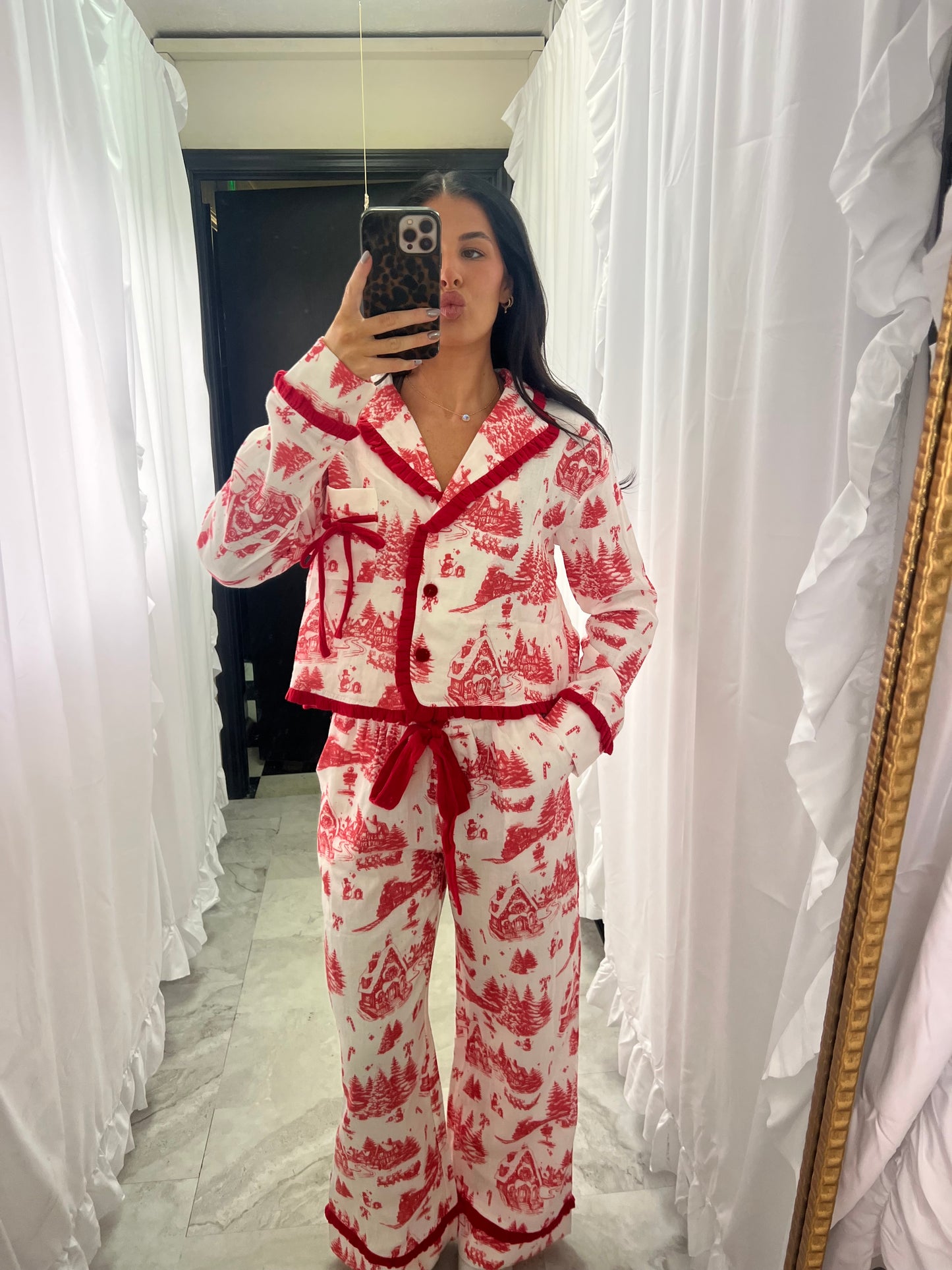 Gingerbread Village Pj Set