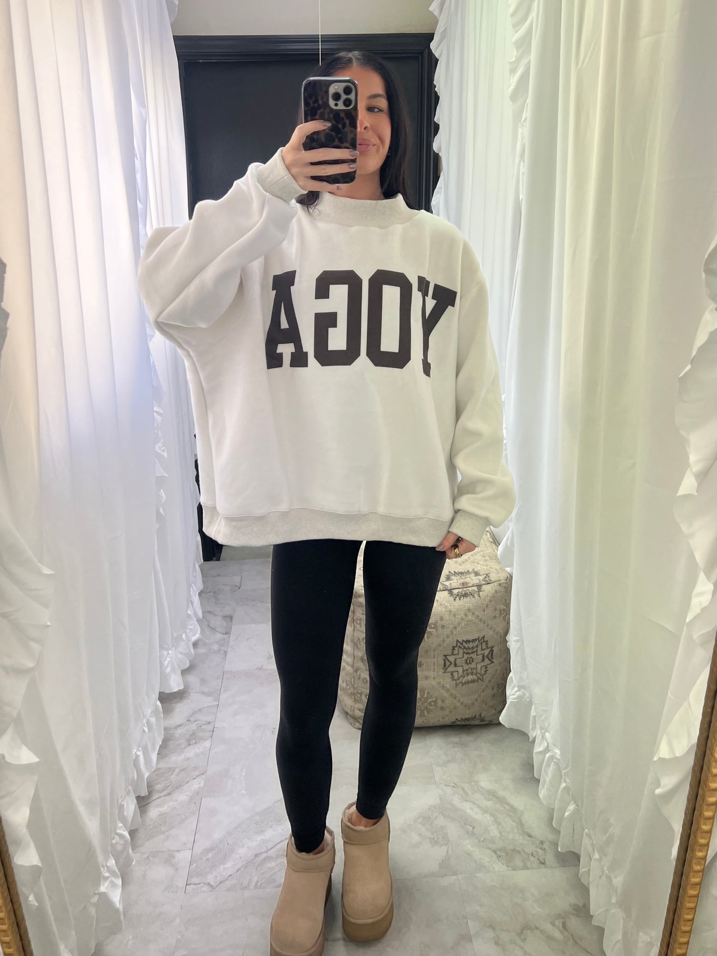 Pilates Reversible Mockneck