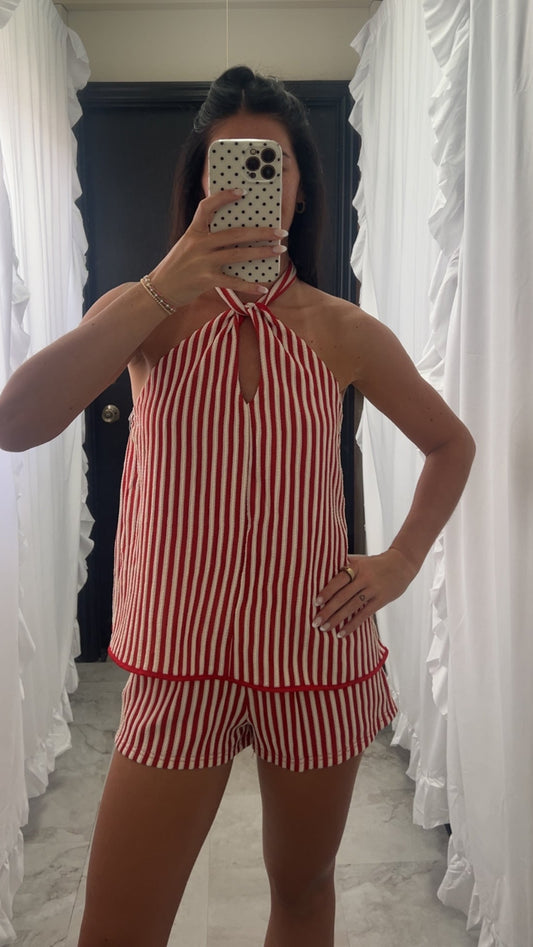 Striped Romper