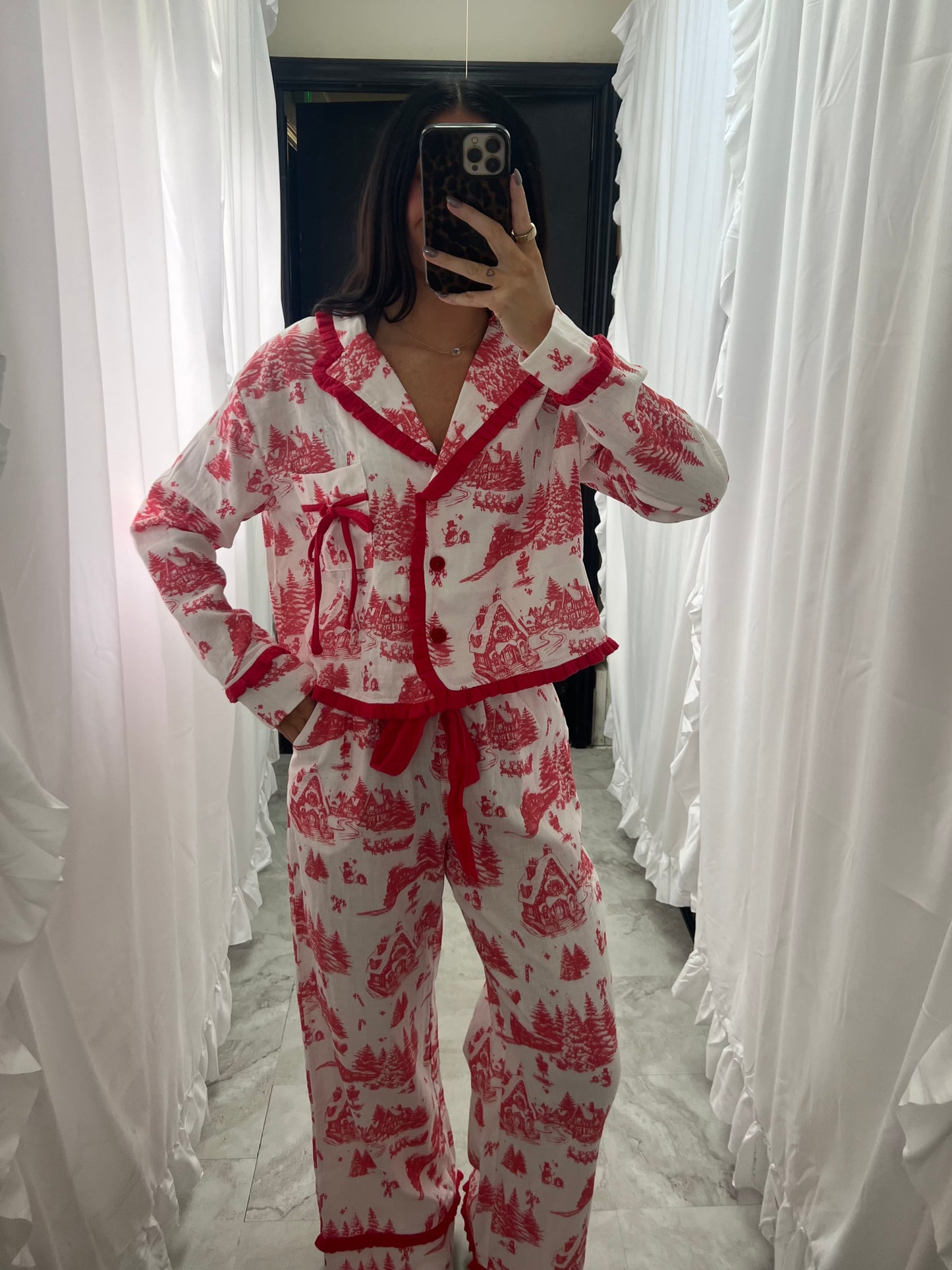 Gingerbread Village Pj Set