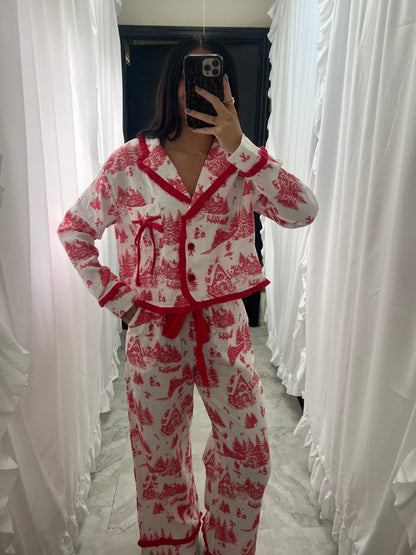 Gingerbread Village Pj Set
