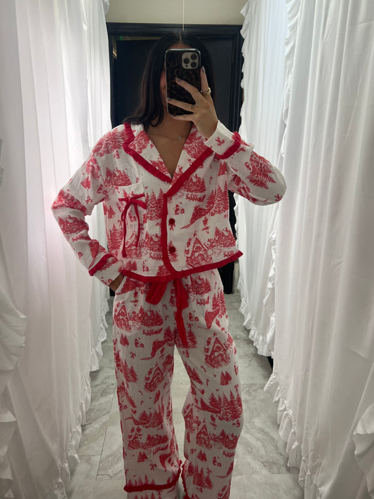 Gingerbread Village Pj Set