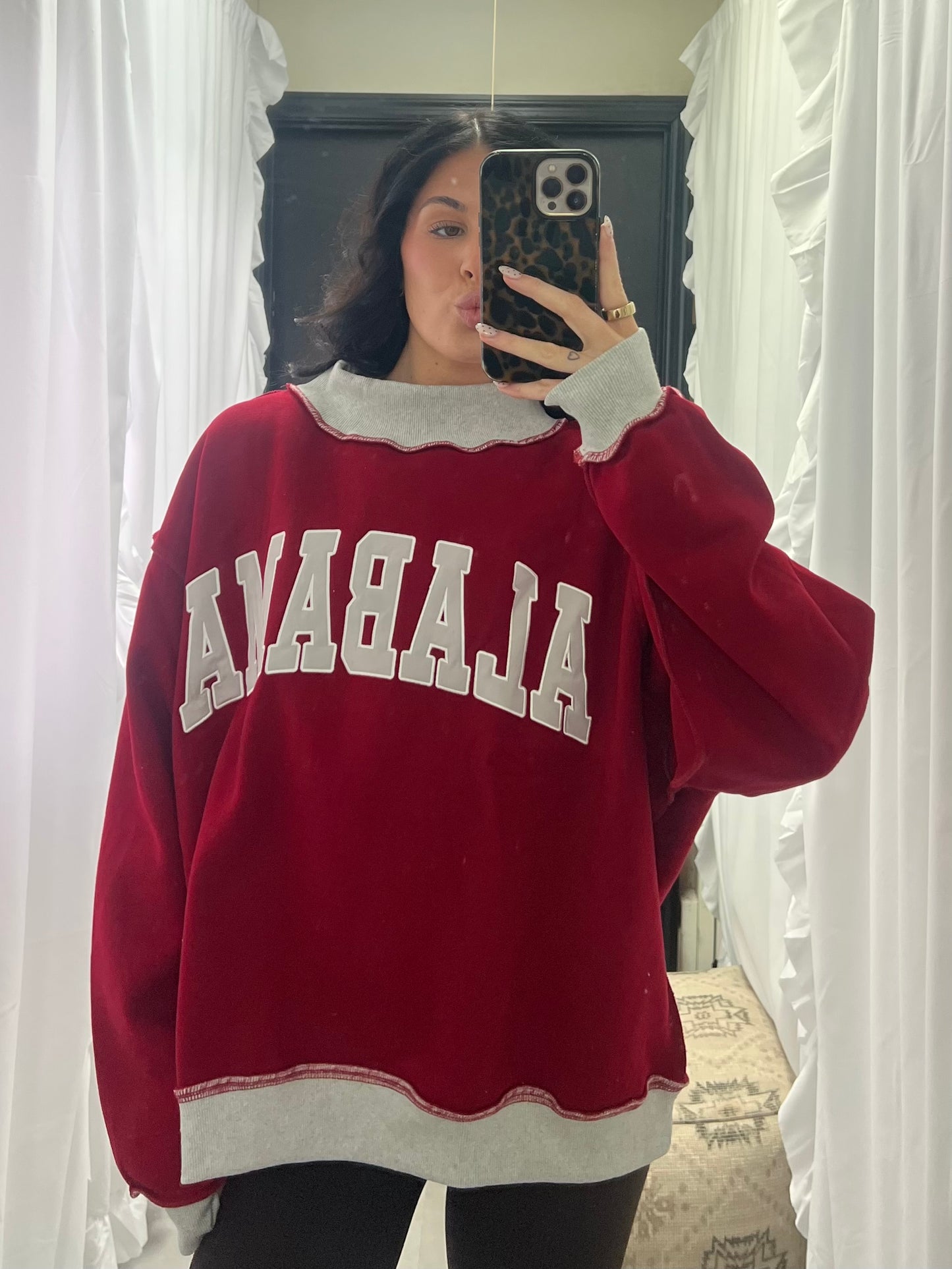 Alabama Reversible Mockneck